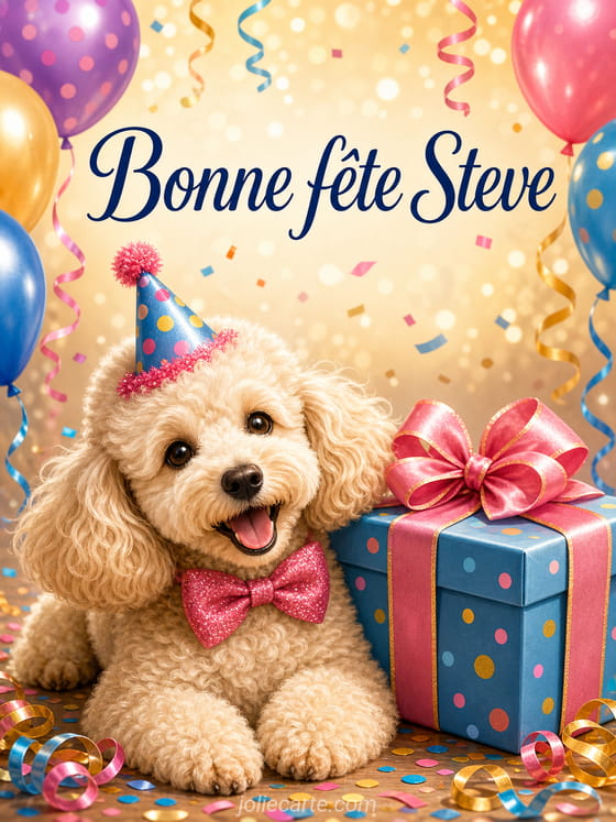 Carte bonne fĂȘte Steve