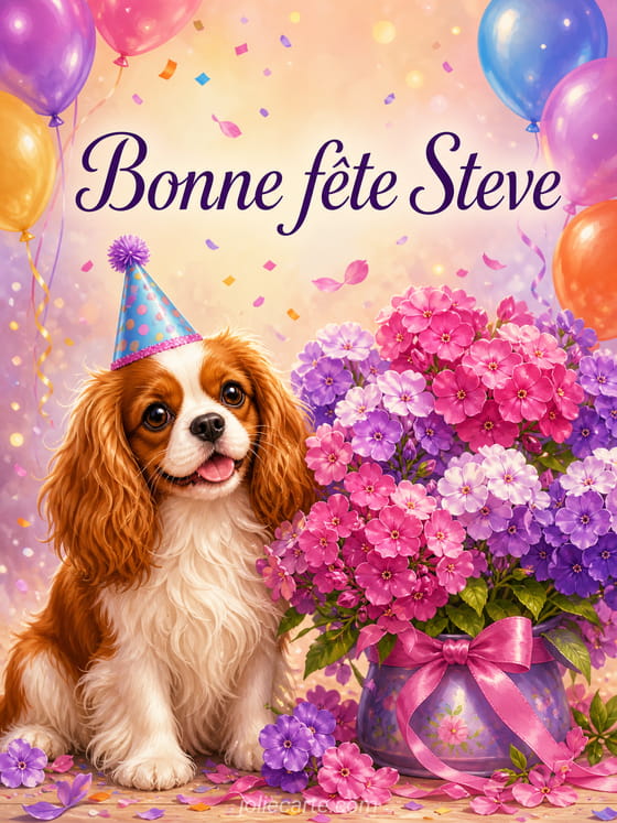 Carte bonne fĂȘte Steve
