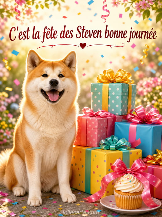 Carte bonne fĂȘte Steven