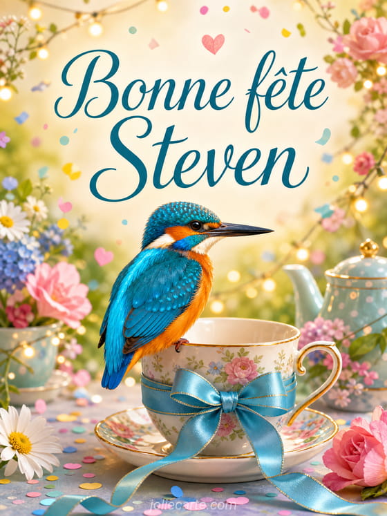 Carte bonne fĂȘte Steven