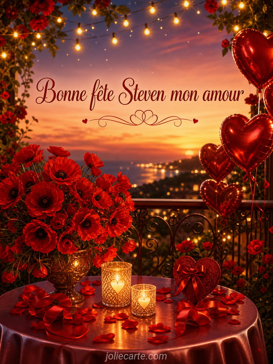 Carte bonne fĂȘte Steven