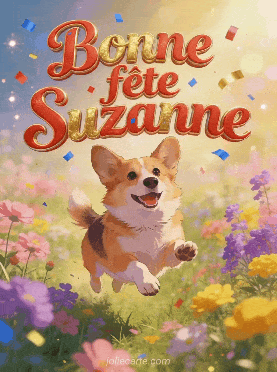 Bonne fête Suzanne - Suzanne gif bonne fete gratuit