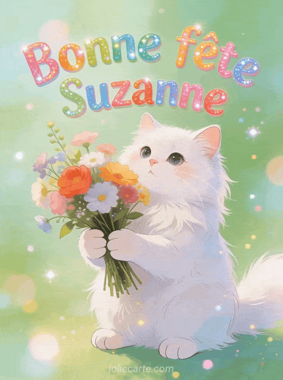 Bonne fête Suzanne - Suzanne gif bonne fete