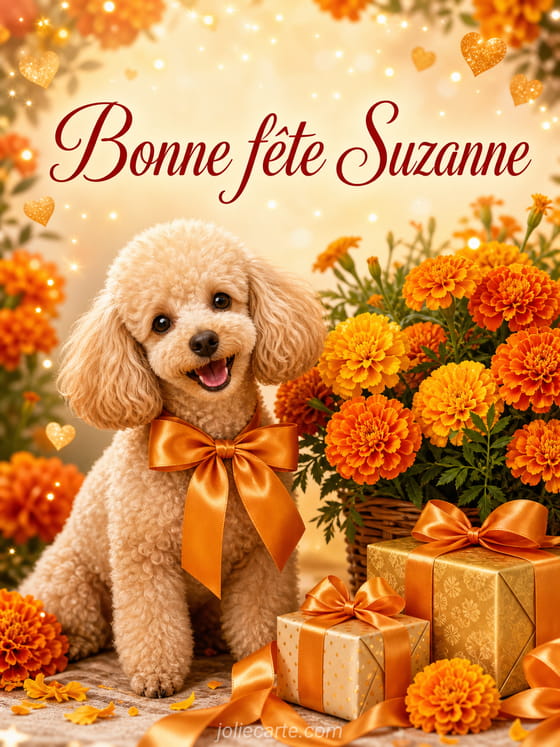 Carte bonne fête Suzanne