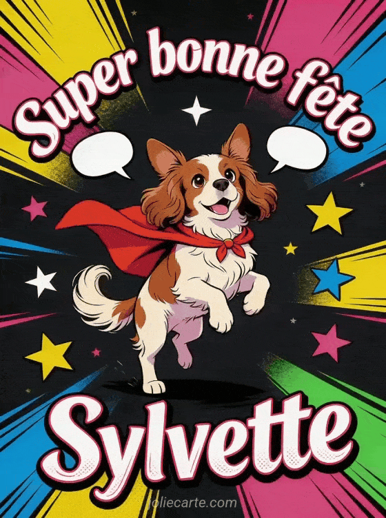 Bonne fête Sylvette - Bonne fete sylvette drole