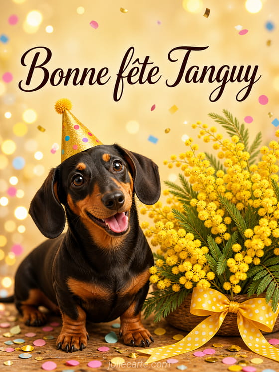 Carte bonne fĂȘte Tanguy