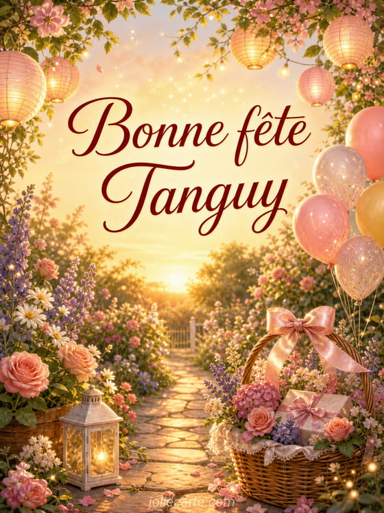 Carte bonne fĂȘte Tanguy
