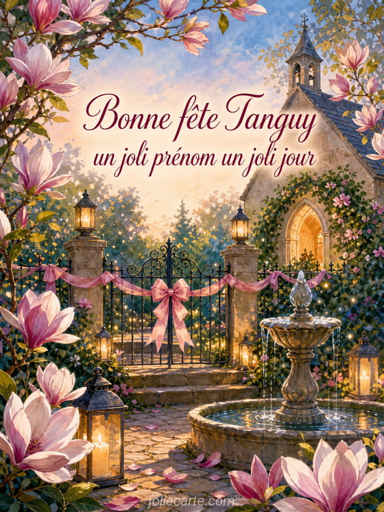 Carte bonne fĂȘte Tanguy