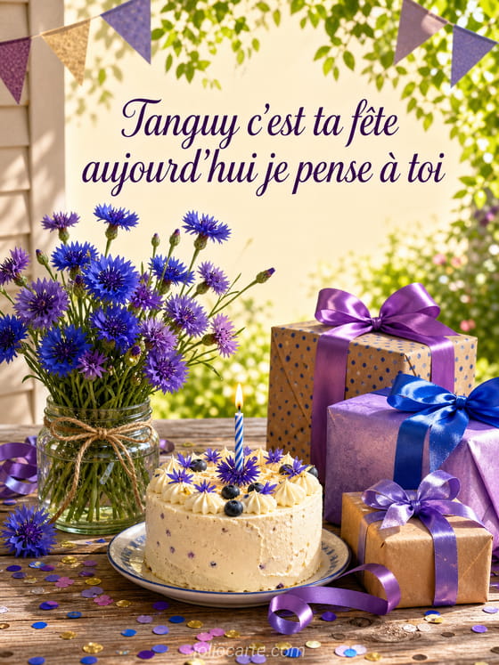 Carte bonne fĂȘte Tanguy