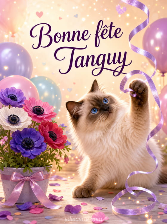 Carte bonne fĂȘte Tanguy