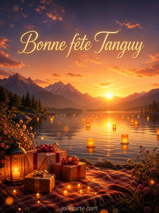 Carte bonne fĂȘte Tanguy