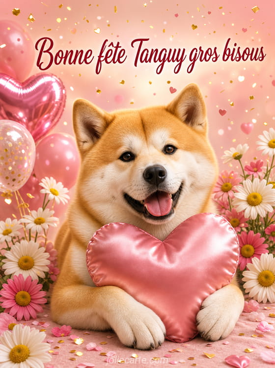 Carte bonne fĂȘte Tanguy