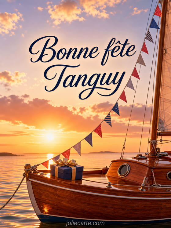 Carte bonne fĂȘte Tanguy