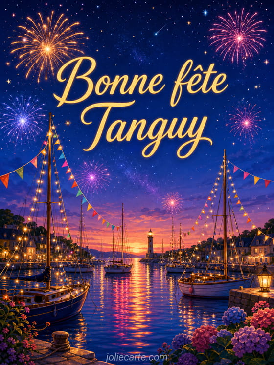 Carte bonne fĂȘte Tanguy