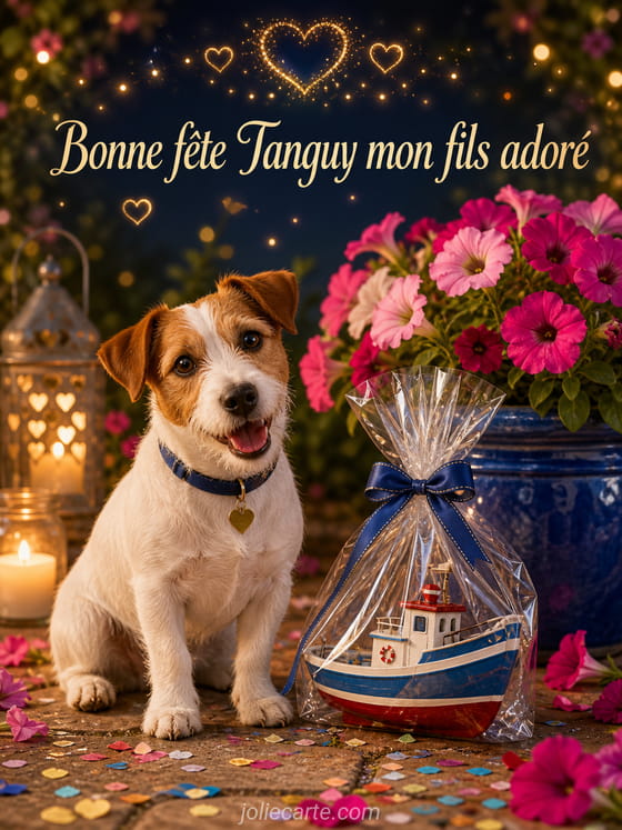Carte bonne fĂȘte Tanguy
