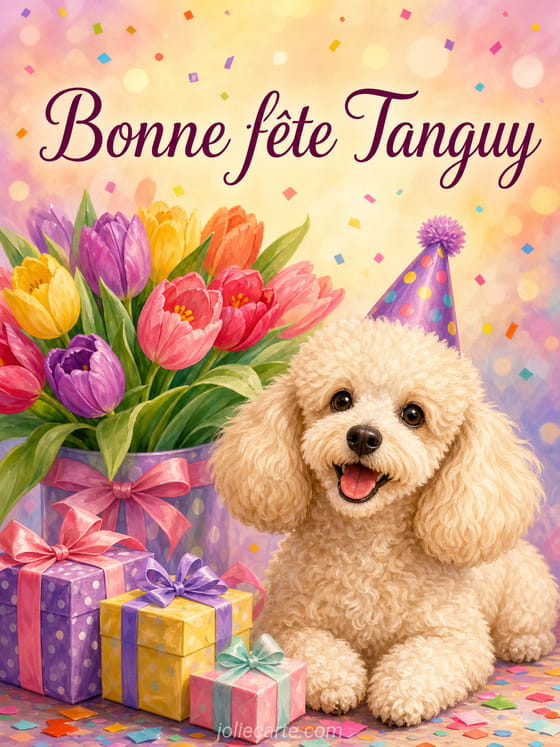 Carte bonne fĂȘte Tanguy
