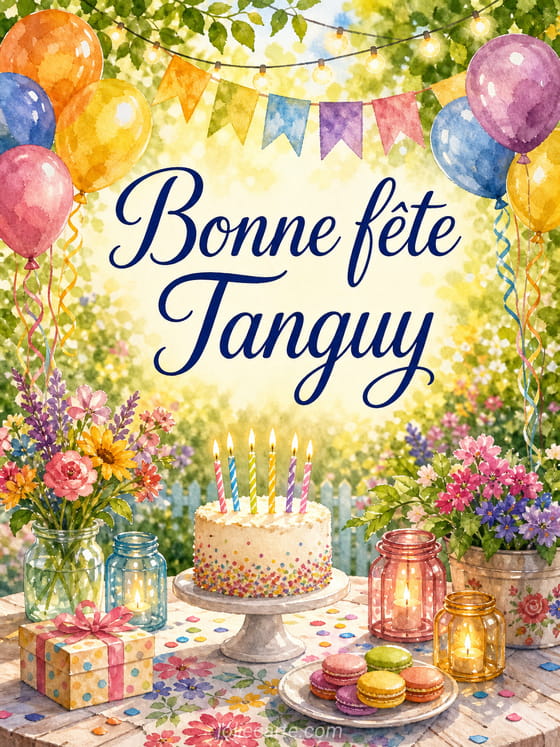 Carte bonne fĂȘte Tanguy