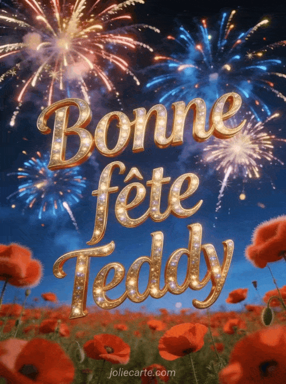 Bonne fête Teddy - Bonne fete teddy gratuit