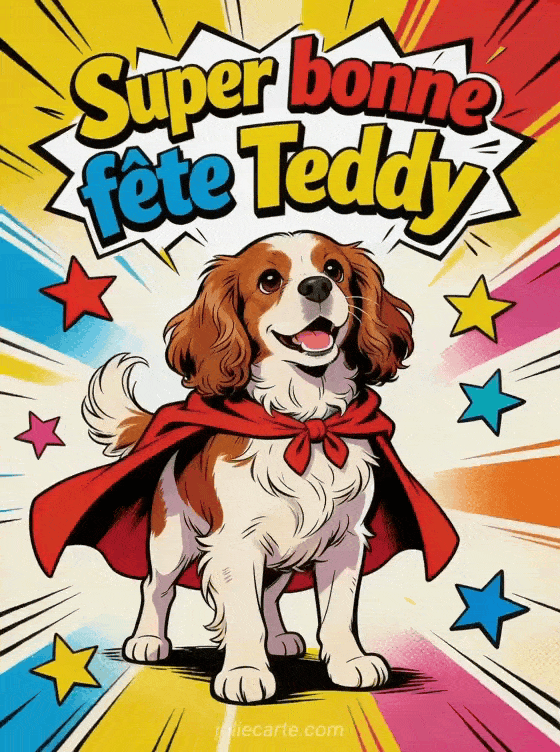 Bonne fête Teddy - Bonne fete teddy drole