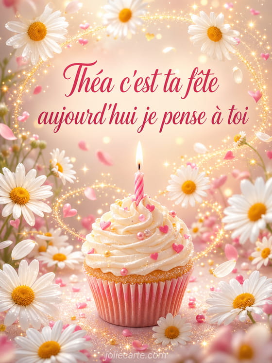 Carte bonne fĂȘte ThĂ©a