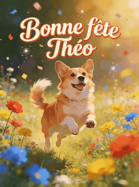 Bonne fête Theo - Theo gif bonne fete gratuit
