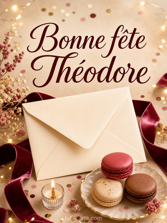 Carte bonne fĂȘte ThĂ©odore