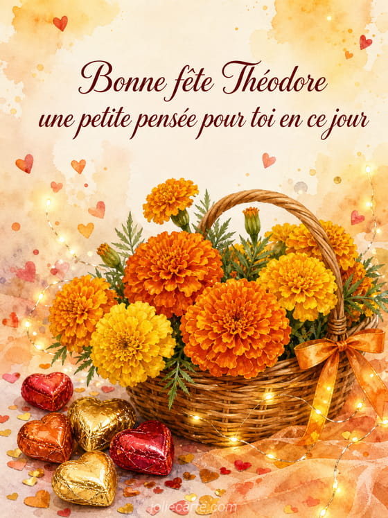 Carte bonne fĂȘte ThĂ©odore