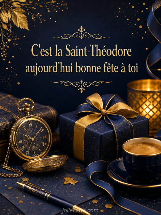 Carte bonne fĂȘte ThĂ©odore