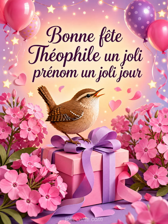 Carte bonne fĂȘte ThĂ©ophile