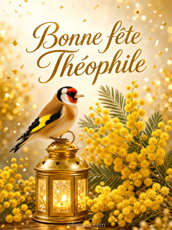Carte bonne fĂȘte ThĂ©ophile