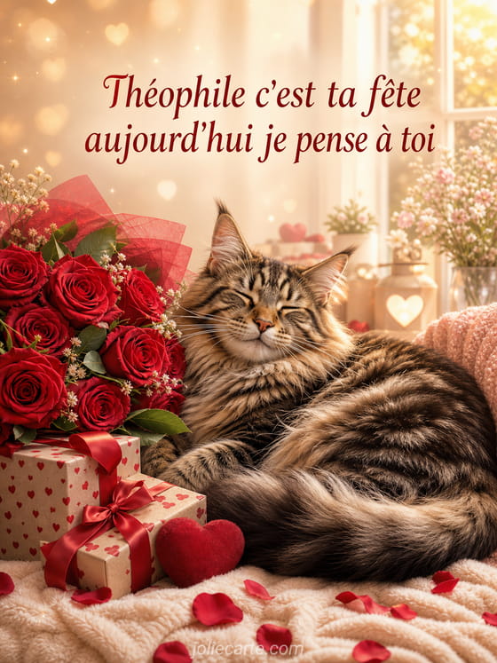 Carte bonne fĂȘte ThĂ©ophile