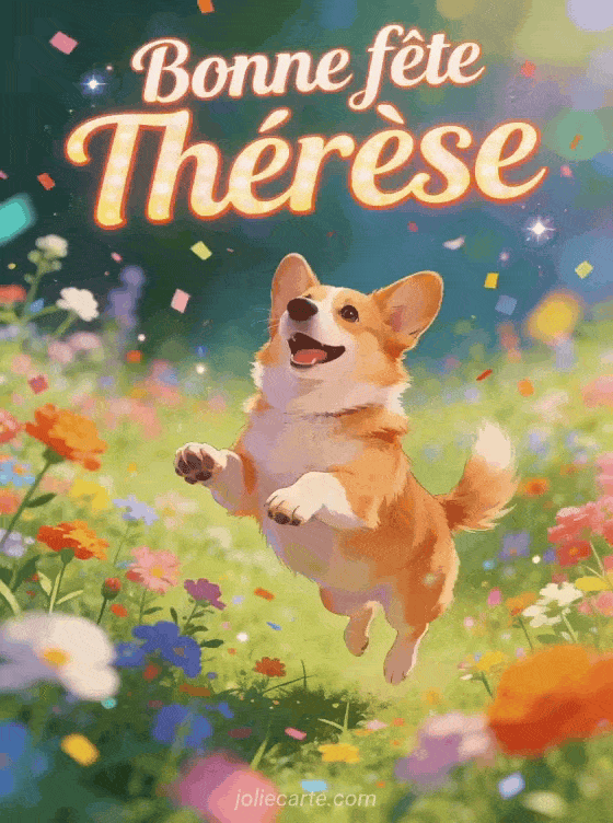 Bonne fête Therese - Therese gif bonne fete gratuit