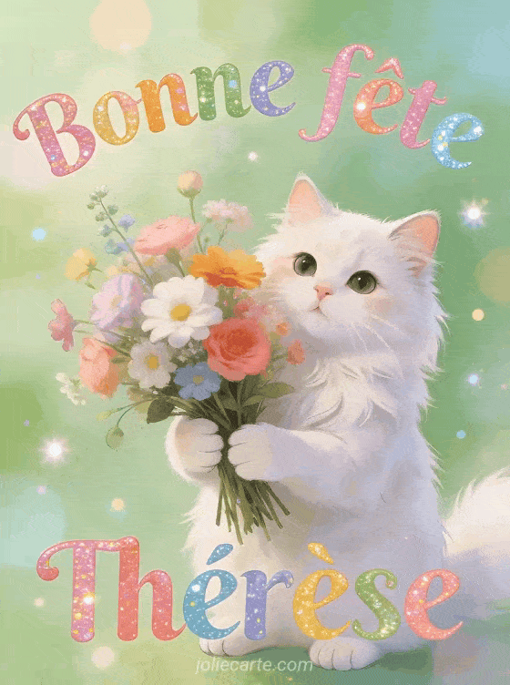 Bonne fête Therese - Therese gif bonne fete