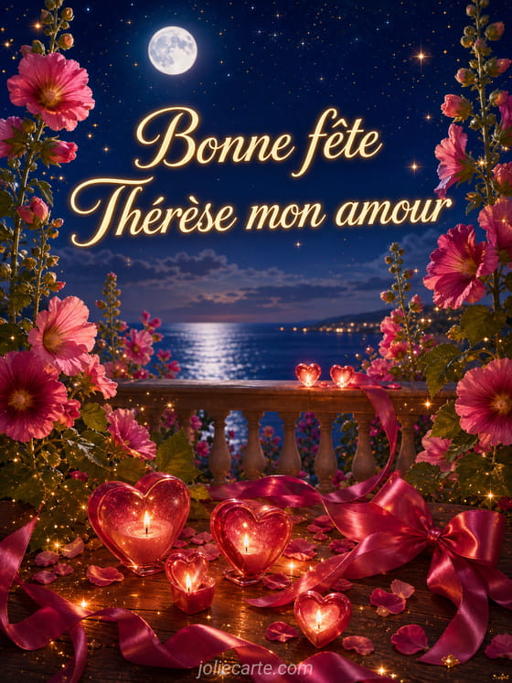 Carte bonne fĂȘte ThĂ©rĂšse