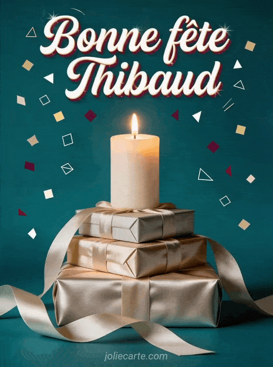 Bonne fête Thibaud - Carte bonne fete thibaud
