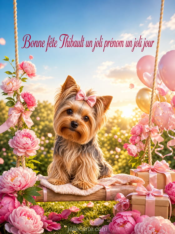 Carte bonne fête Thibault