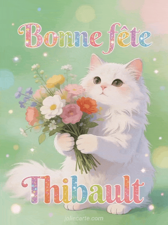 Bonne fête Thibault - Thibault gif bonne fete