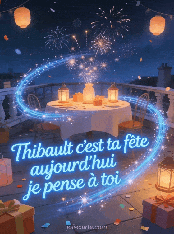 Bonne fête Thibault - Bonne fete thibault gif