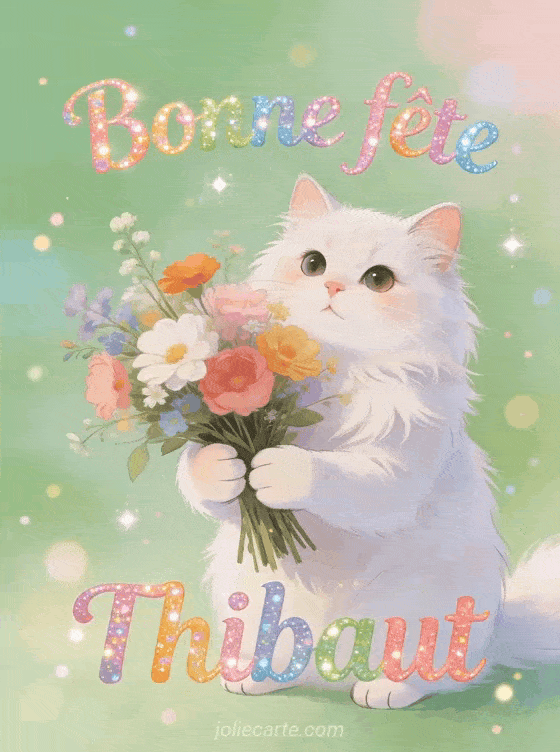 Bonne fête Thibaut - Thibaut gif bonne fete