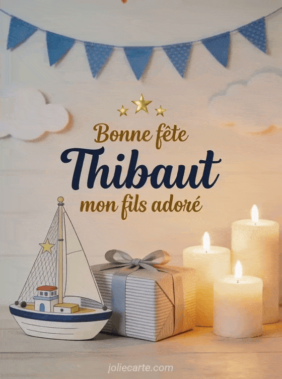 Bonne fête Thibaut - Bonne fete thibaut mon fils