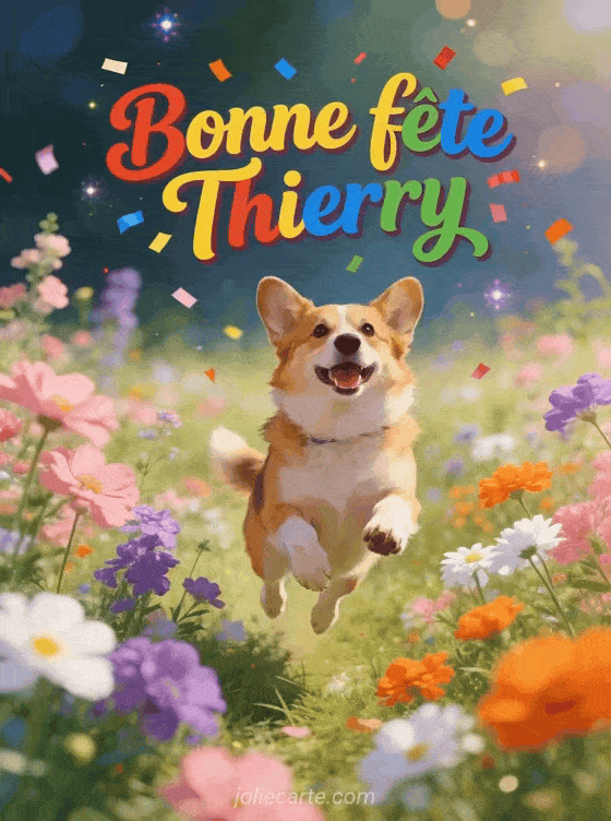 Bonne fête Thierry - Thierry gif bonne fete gratuit