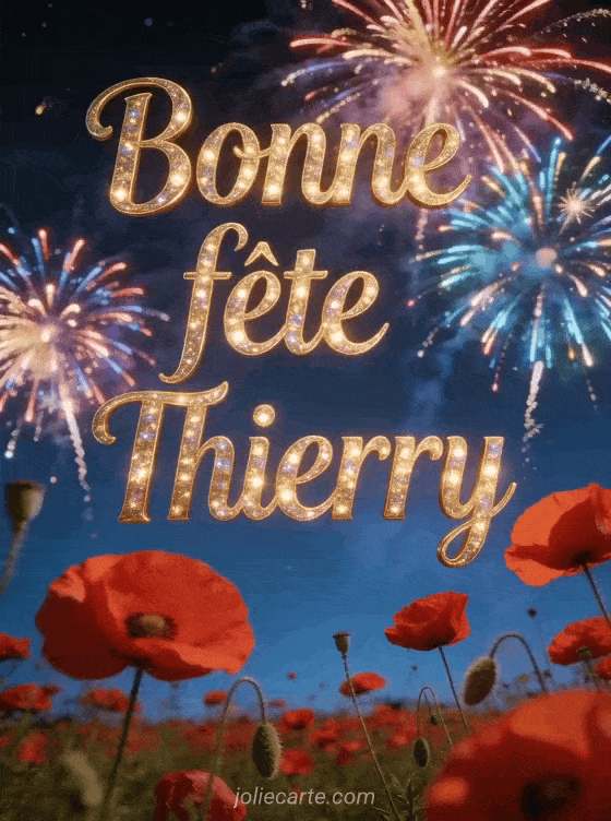 Bonne fête Thierry - Thierry bonne fete image