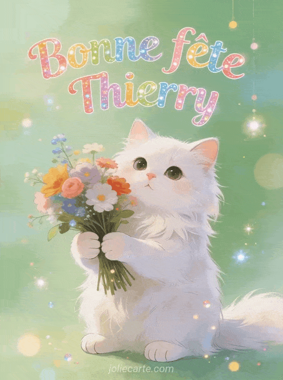 Bonne fête Thierry - Thierry gif bonne fete