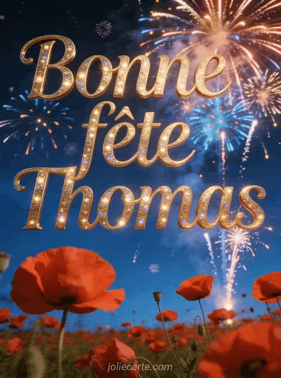 Bonne fête Thomas - Thomas bonne fete image
