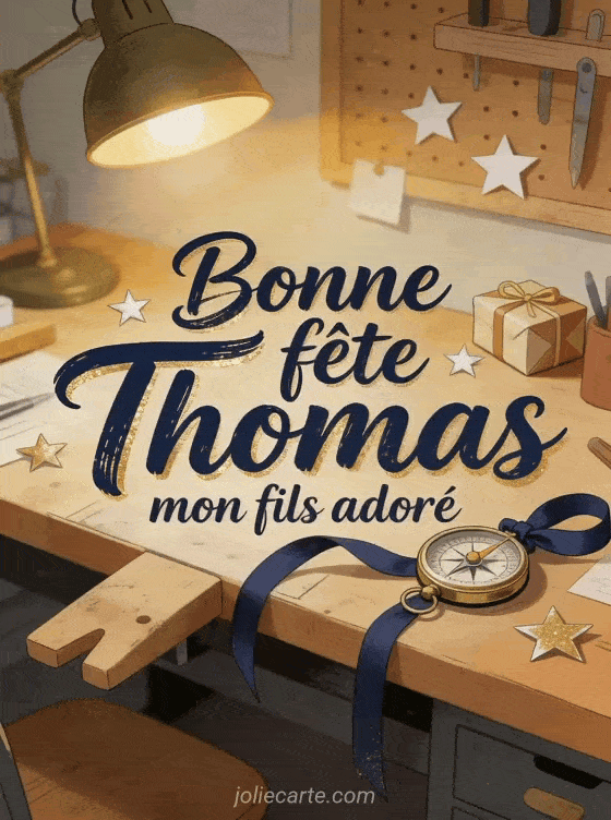 Bonne fête Thomas - Bonne fete thomas mon fils