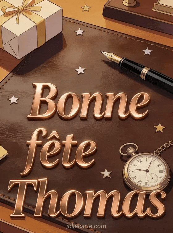 Bonne fête Thomas - Bonne fete thomas homme