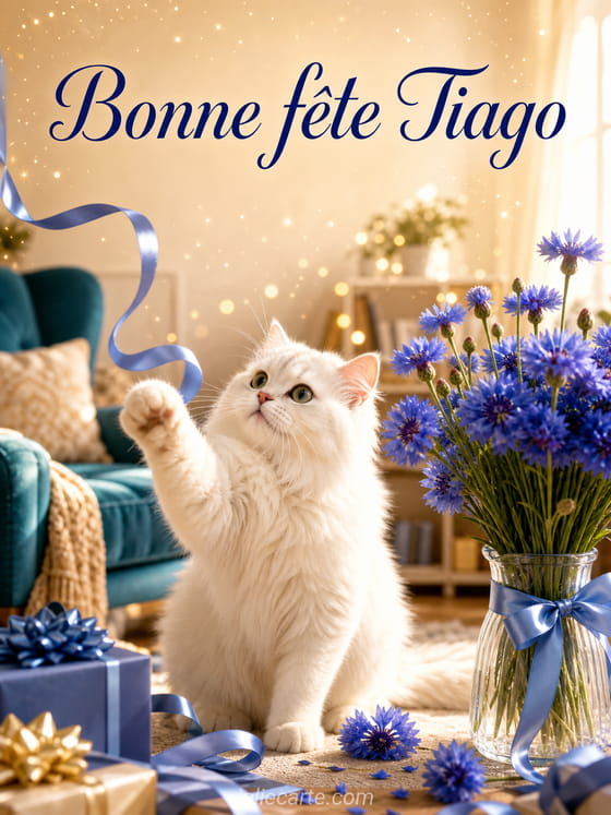 Carte bonne fête Tiago