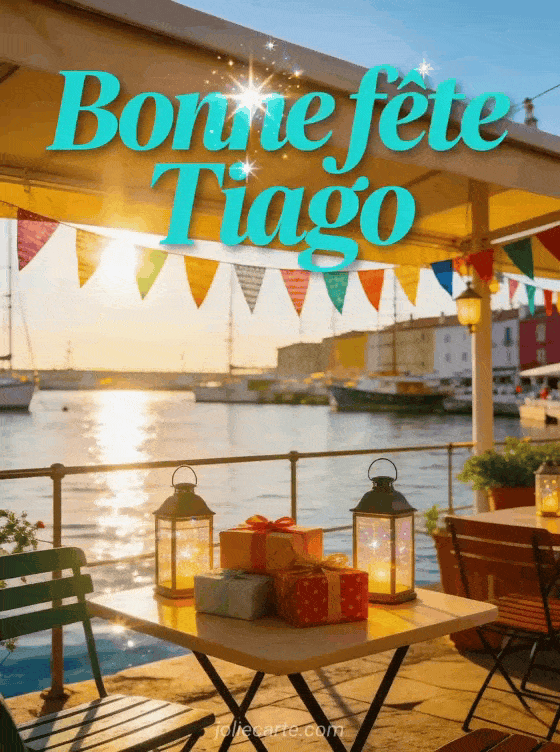 Bonne fête Tiago - Carte bonne fete tiago gratuite