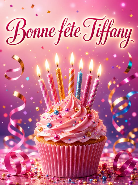 Carte bonne fête Tiffany