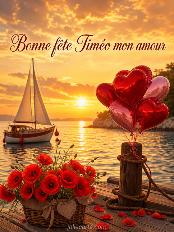 Carte bonne fĂȘte TimĂ©o
